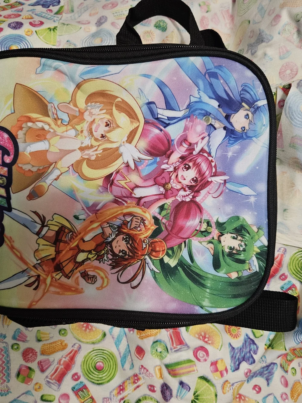 Glitter Force Back Pack With Matching Lunch Bag and Pencil case